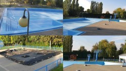 Areál koupaliště Hulín - sdružené snímky