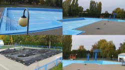 Areál koupaliště Hulín - sdružené snímky