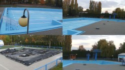 Schwimmbadgelände Hulín – zusammengestellte Aufnahmen