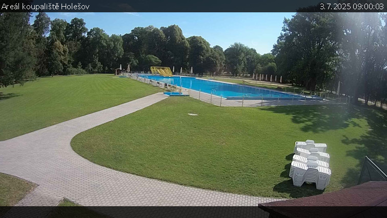 Zámecké koupaliště Holešov - Areál koupaliště Holešov - 3.7.2025 v 09:00