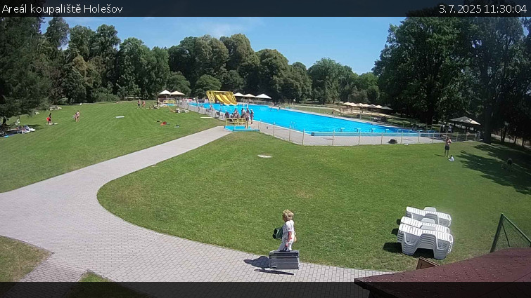 Zámecké koupaliště Holešov - Areál koupaliště Holešov - 3.7.2025 v 11:30