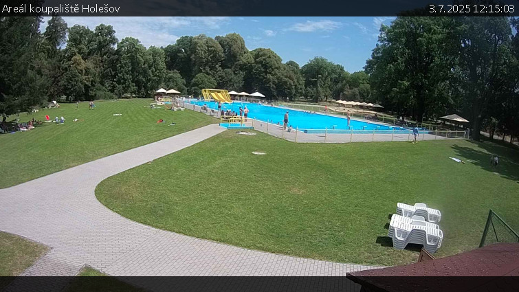 Zámecké koupaliště Holešov - Areál koupaliště Holešov - 3.7.2025 v 12:15