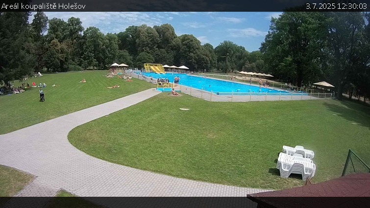 Zámecké koupaliště Holešov - Areál koupaliště Holešov - 3.7.2025 v 12:30