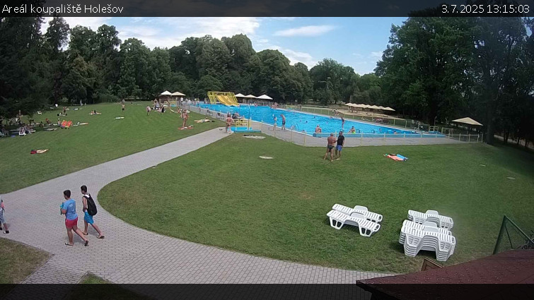 Zámecké koupaliště Holešov - Areál koupaliště Holešov - 3.7.2025 v 13:15
