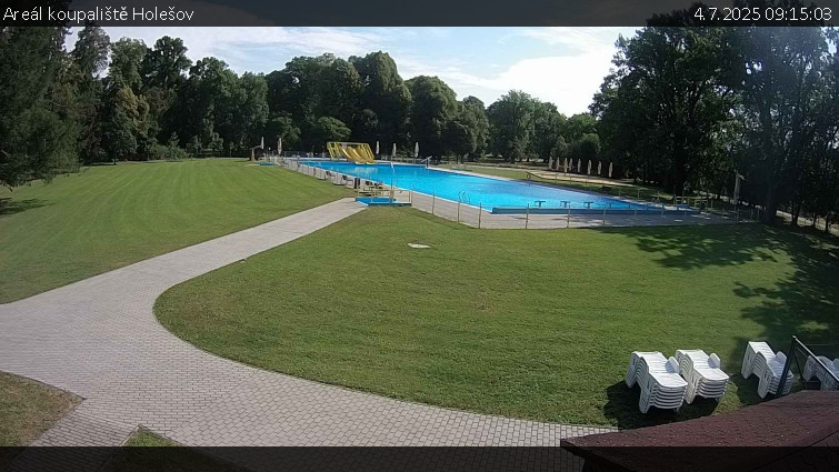 Zámecké koupaliště Holešov - Areál koupaliště Holešov - 4.7.2025 v 09:15 Zámecké koupaliště Holešov - Areál koupaliště Holešov - 4.7.2025 v 09:15