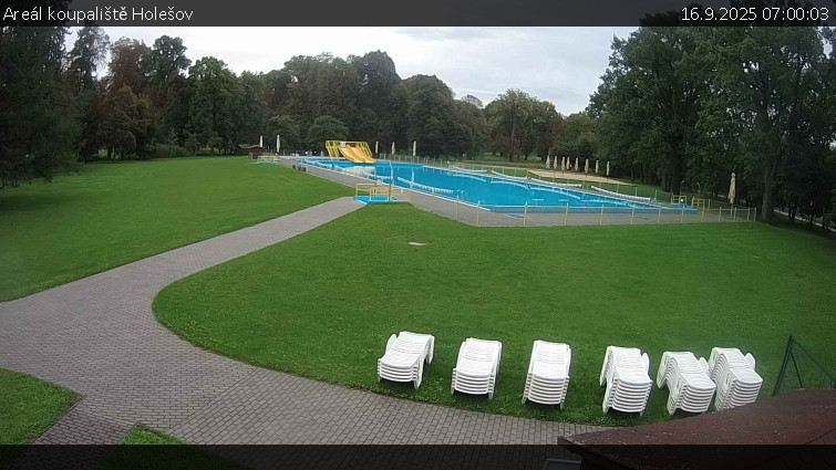 Zámecké koupaliště Holešov - Areál koupaliště Holešov - 16.9.2025 v 07:00 Zámecké koupaliště Holešov - Areál koupaliště Holešov - 16.9.2025 v 07:00