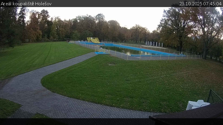 Zámecké koupaliště Holešov - Areál koupaliště Holešov - 23.10.2025 v 07:45 Zámecké koupaliště Holešov - Areál koupaliště Holešov - 23.10.2025 v 07:45