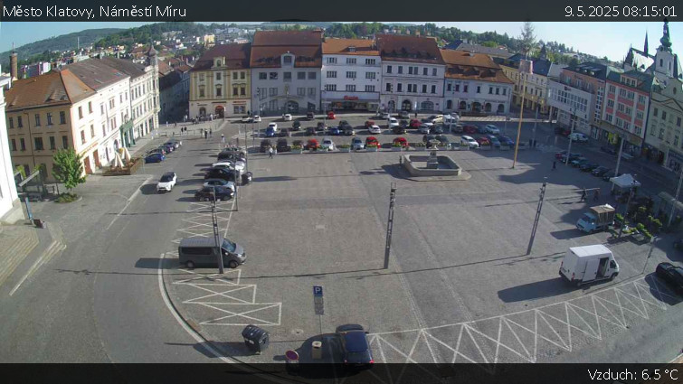Město Klatovy - Náměstí Míru - 9.5.2025 v 08:15 Město Klatovy - Náměstí Míru - 9.5.2025 v 08:15