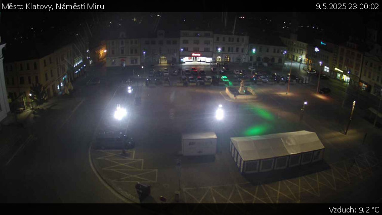 Město Klatovy - Náměstí Míru - 9.5.2025 v 23:00 Město Klatovy - Náměstí Míru - 9.5.2025 v 23:00
