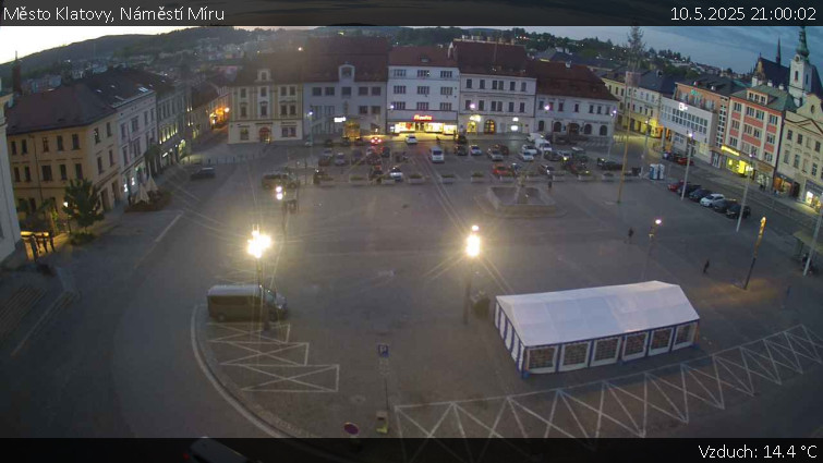 Město Klatovy - Náměstí Míru - 10.5.2025 v 21:00 Město Klatovy - Náměstí Míru - 10.5.2025 v 21:00