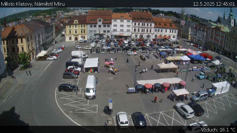 Město Klatovy - Náměstí Míru - 12.5.2025 v 12:45 Město Klatovy - Náměstí Míru - 12.5.2025 v 12:45
