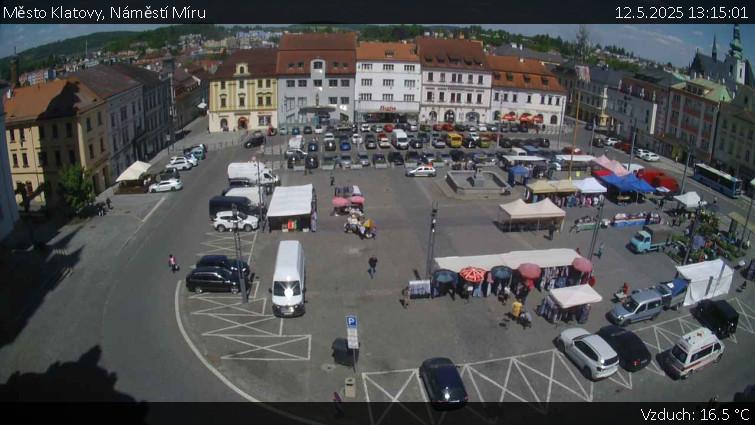 Město Klatovy - Náměstí Míru - 12.5.2025 v 13:15 Město Klatovy - Náměstí Míru - 12.5.2025 v 13:15