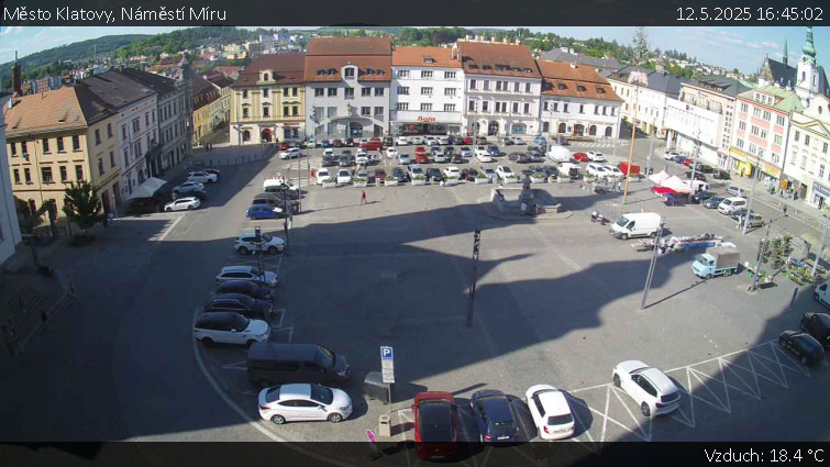Město Klatovy - Náměstí Míru - 12.5.2025 v 16:45 Město Klatovy - Náměstí Míru - 12.5.2025 v 16:45