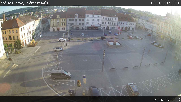 Město Klatovy - Náměstí Míru - 3.7.2025 v 06:30
