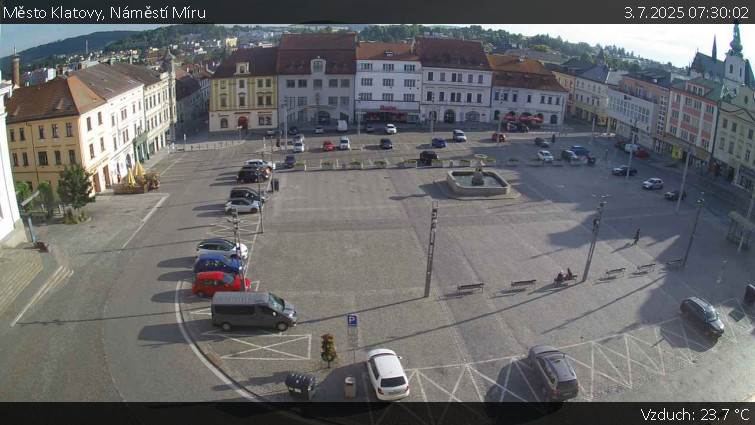 Město Klatovy - Náměstí Míru - 3.7.2025 v 07:30