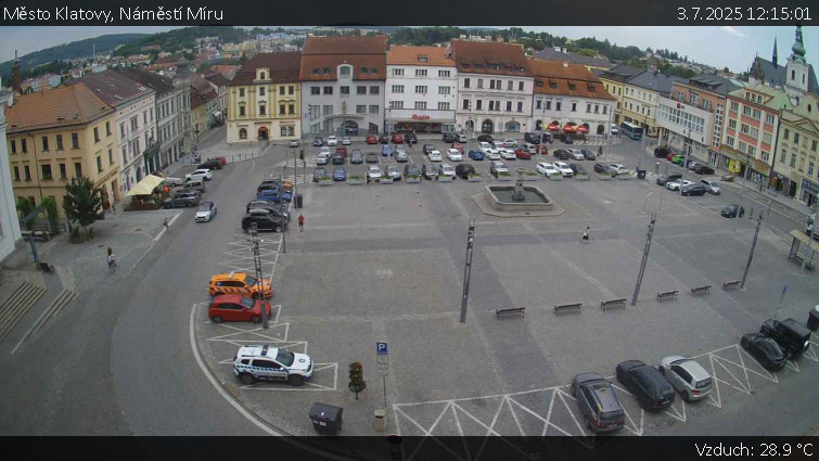 Město Klatovy - Náměstí Míru - 3.7.2025 v 12:15