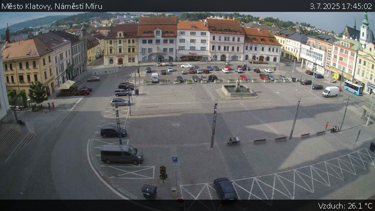 Město Klatovy - Náměstí Míru - 3.7.2025 v 17:45