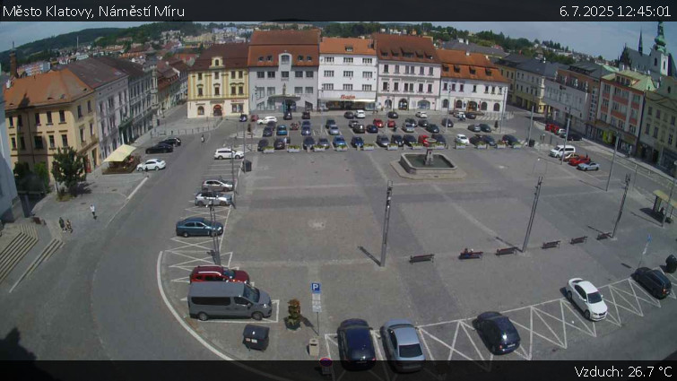 Město Klatovy - Náměstí Míru - 6.7.2025 v 12:45 Město Klatovy - Náměstí Míru - 6.7.2025 v 12:45