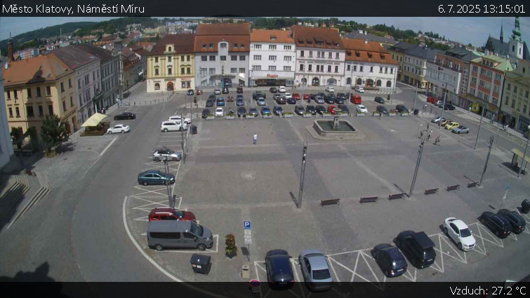 Město Klatovy - Náměstí Míru - 6.7.2025 v 13:15 Město Klatovy - Náměstí Míru - 6.7.2025 v 13:15