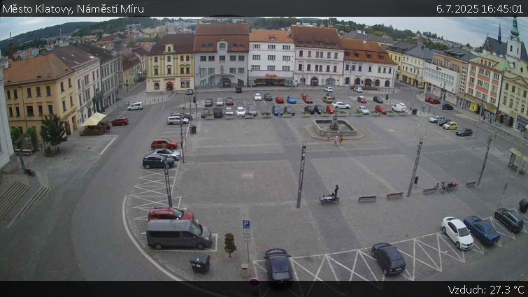 Město Klatovy - Náměstí Míru - 6.7.2025 v 16:45 Město Klatovy - Náměstí Míru - 6.7.2025 v 16:45