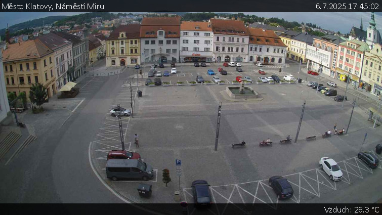 Město Klatovy - Náměstí Míru - 6.7.2025 v 17:45 Město Klatovy - Náměstí Míru - 6.7.2025 v 17:45