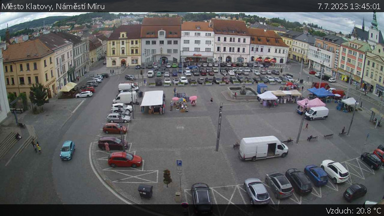 Město Klatovy - Náměstí Míru - 7.7.2025 v 13:45 Město Klatovy - Náměstí Míru - 7.7.2025 v 13:45
