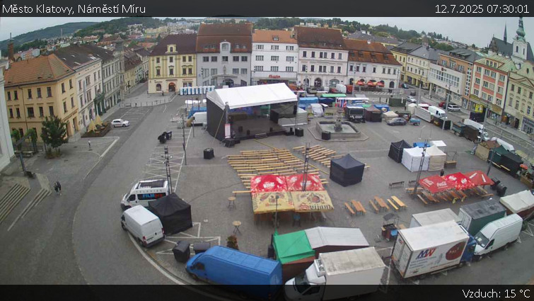 Město Klatovy - Náměstí Míru - 12.7.2025 v 07:30