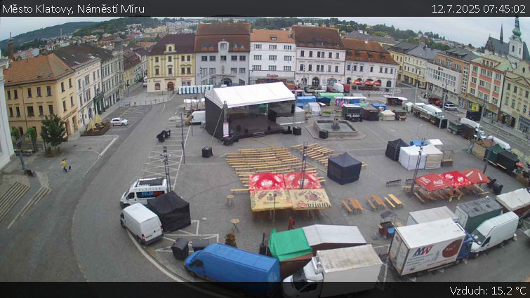 Město Klatovy - Náměstí Míru - 12.7.2025 v 07:45