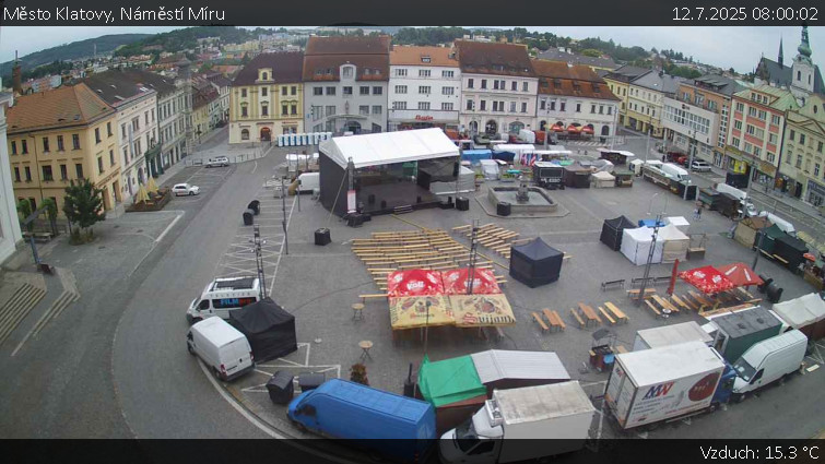 Město Klatovy - Náměstí Míru - 12.7.2025 v 08:00 Město Klatovy - Náměstí Míru - 12.7.2025 v 08:00
