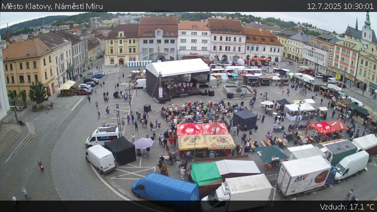 Město Klatovy - Náměstí Míru - 12.7.2025 v 10:30