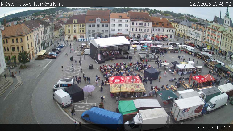 Město Klatovy - Náměstí Míru - 12.7.2025 v 10:45 Město Klatovy - Náměstí Míru - 12.7.2025 v 10:45