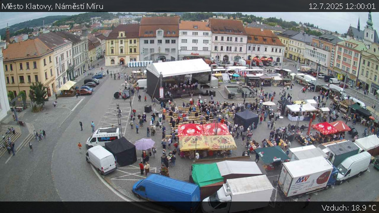 Město Klatovy - Náměstí Míru - 12.7.2025 v 12:00 Město Klatovy - Náměstí Míru - 12.7.2025 v 12:00