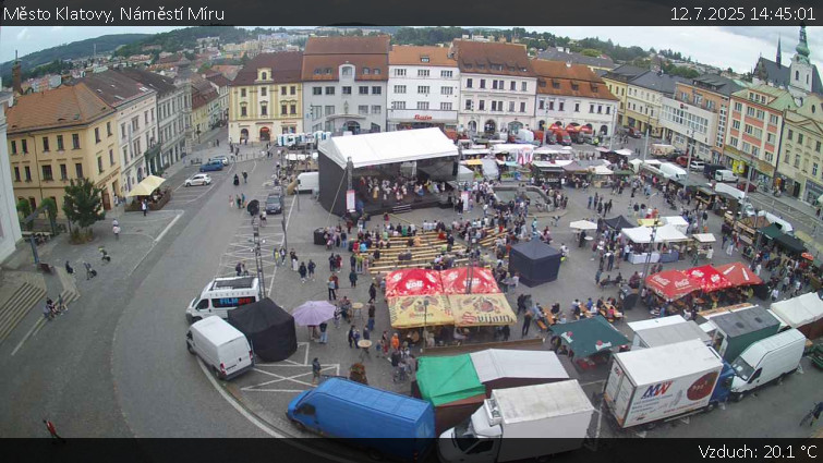 Město Klatovy - Náměstí Míru - 12.7.2025 v 14:45