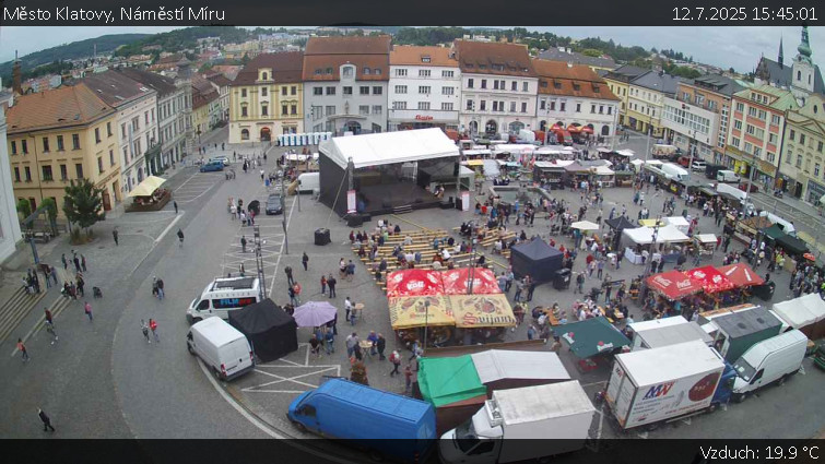 Město Klatovy - Náměstí Míru - 12.7.2025 v 15:45 Město Klatovy - Náměstí Míru - 12.7.2025 v 15:45