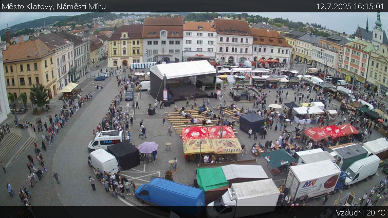 Město Klatovy - Náměstí Míru - 12.7.2025 v 16:15 Město Klatovy - Náměstí Míru - 12.7.2025 v 16:15