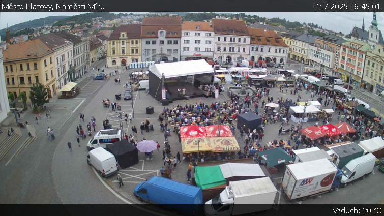 Město Klatovy - Náměstí Míru - 12.7.2025 v 16:45 Město Klatovy - Náměstí Míru - 12.7.2025 v 16:45