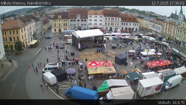 Město Klatovy - Náměstí Míru - 12.7.2025 v 17:30 Město Klatovy - Náměstí Míru - 12.7.2025 v 17:30