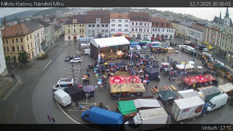 Město Klatovy - Náměstí Míru - 12.7.2025 v 20:30 Město Klatovy - Náměstí Míru - 12.7.2025 v 20:30