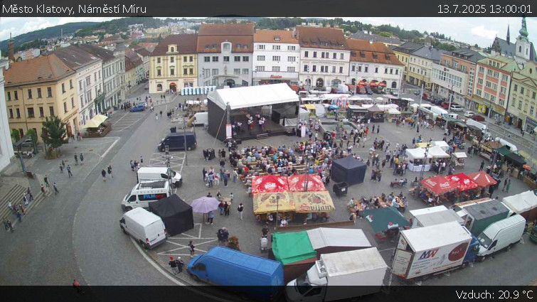 Město Klatovy - Náměstí Míru - 13.7.2025 v 13:00 Město Klatovy - Náměstí Míru - 13.7.2025 v 13:00