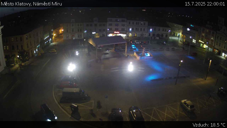 Město Klatovy - Náměstí Míru - 15.7.2025 v 22:00 Město Klatovy - Náměstí Míru - 15.7.2025 v 22:00