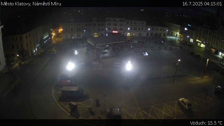 Město Klatovy - Náměstí Míru - 16.7.2025 v 04:15