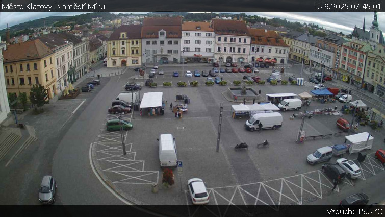 Město Klatovy - Náměstí Míru - 15.9.2025 v 07:45 Město Klatovy - Náměstí Míru - 15.9.2025 v 07:45