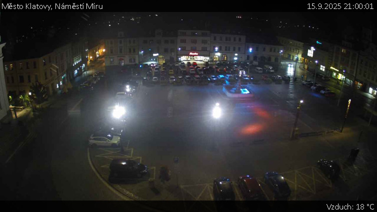 Město Klatovy - Náměstí Míru - 15.9.2025 v 21:00 Město Klatovy - Náměstí Míru - 15.9.2025 v 21:00