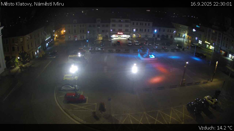 Město Klatovy - Náměstí Míru - 16.9.2025 v 22:30