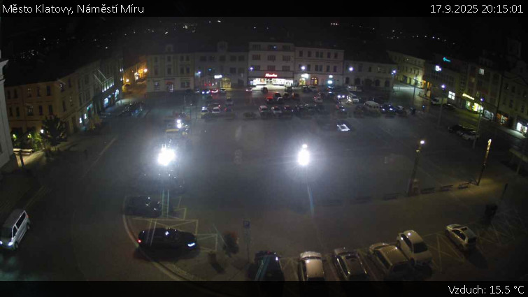 Město Klatovy - Náměstí Míru - 17.9.2025 v 20:15
