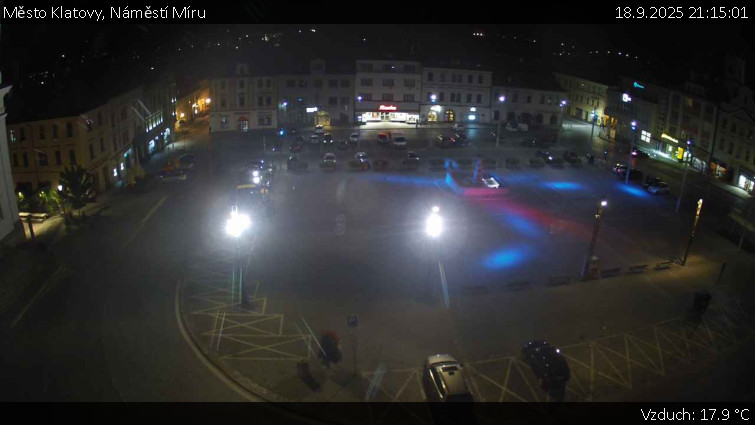 Město Klatovy - Náměstí Míru - 18.9.2025 v 21:15