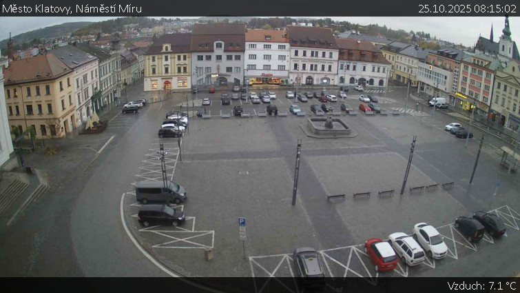 Město Klatovy - Náměstí Míru - 25.10.2025 v 08:15 Město Klatovy - Náměstí Míru - 25.10.2025 v 08:15