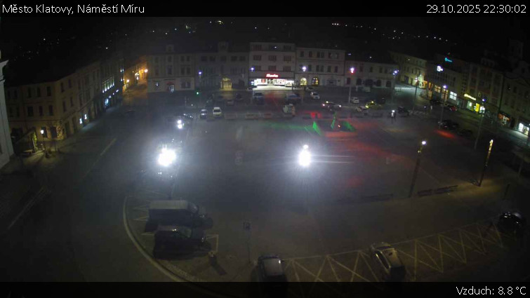 Město Klatovy - Náměstí Míru - 29.10.2025 v 22:30