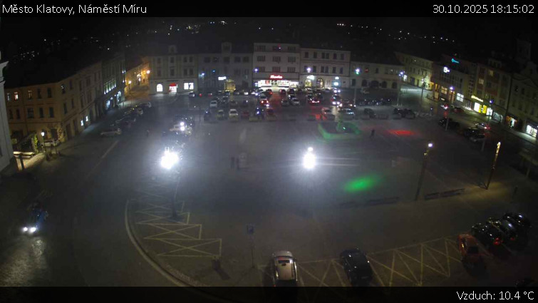 Město Klatovy - Náměstí Míru - 30.10.2025 v 18:15 Město Klatovy - Náměstí Míru - 30.10.2025 v 18:15