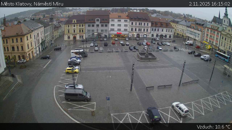 Město Klatovy - Náměstí Míru - 2.11.2025 v 16:15 Město Klatovy - Náměstí Míru - 2.11.2025 v 16:15